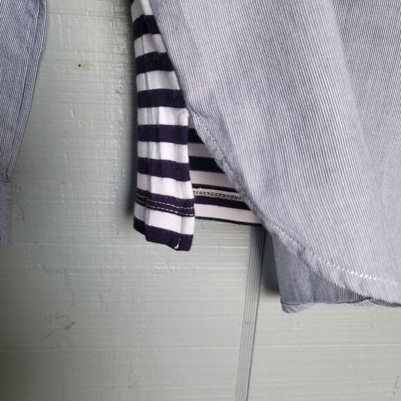 Design History Striped Long Sleeve Top. Size M - Picture 4 of 6